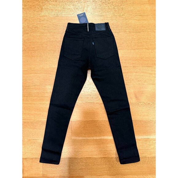 NWT Levi's Japanese Selvedge High Rise Slim Jeans in Black - Picture 2 of 7